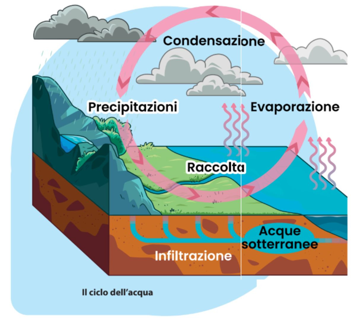 Terme di Castel San Pietro - Ciclo dell'acqua termale